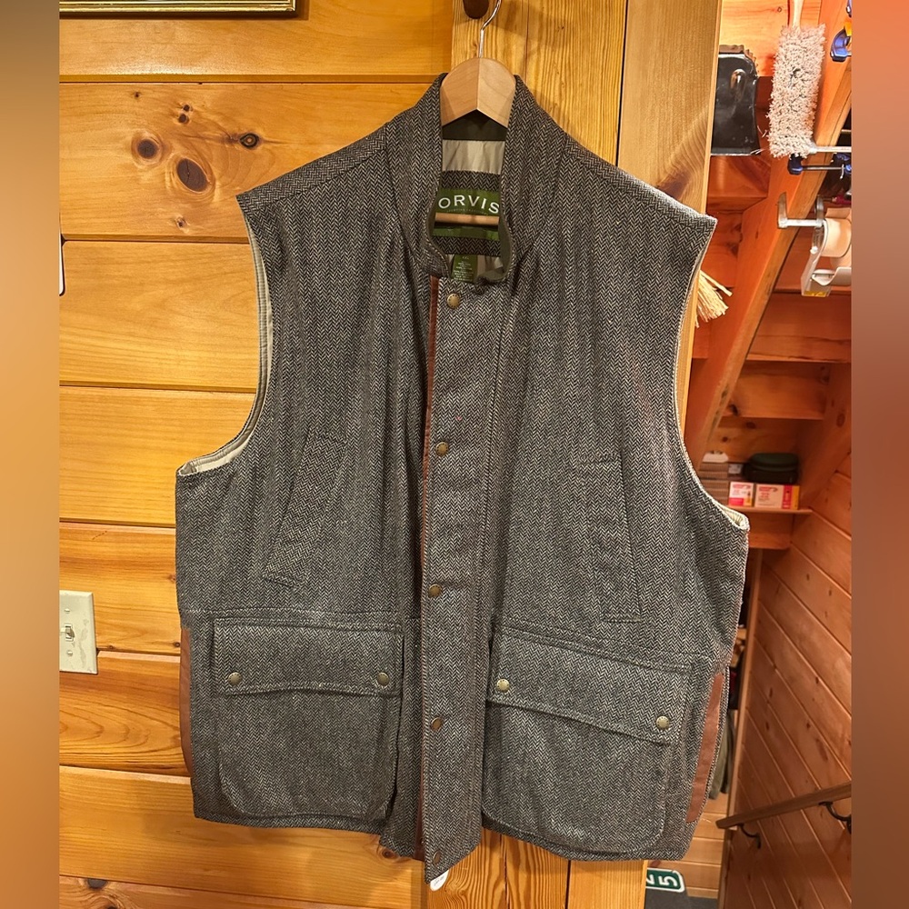 Orvis wool vest